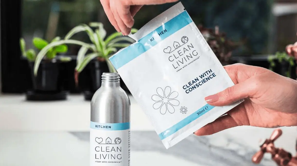 Clean Living aluminium refillable bottles reduce the amount of plastic wasted once the product has been used.